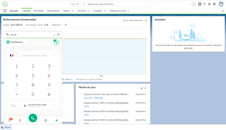 Intégration Softphone Aircall dans Salesforce