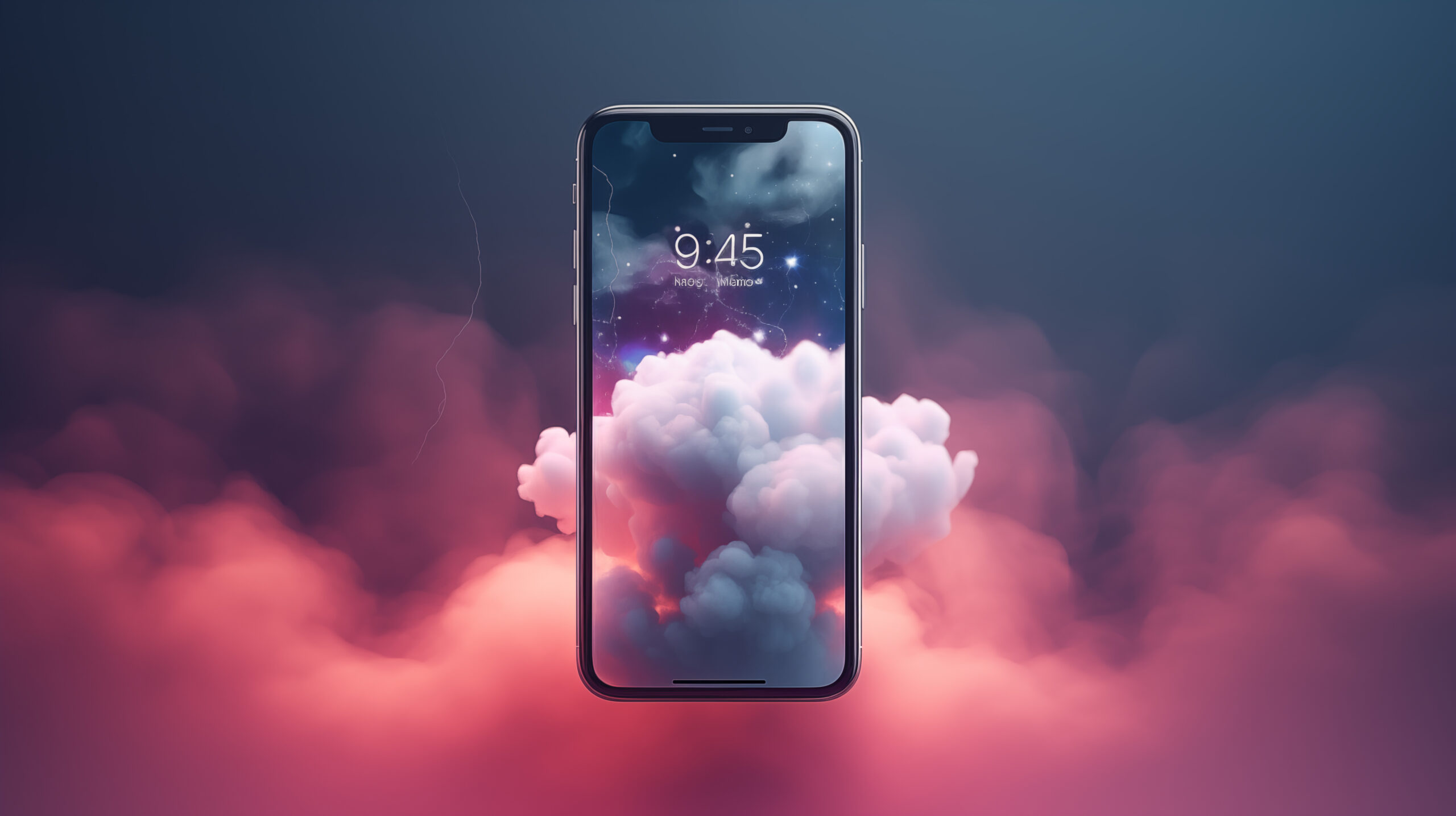 Smartphone dans le cloud